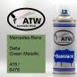 Preview: Mercedes-Benz, Delta Green Metallic, 478 / 6478: 400ml Sprühdose, von ATW Autoteile West.